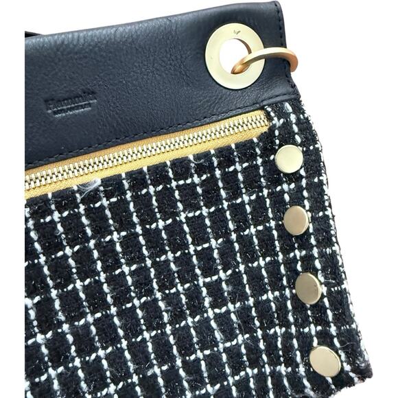Hammitt Tony Small Crossbody Limited Edition Midnight Trellis Brushed Gold Tone - Picture 4 of 9